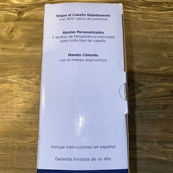 Conair 1875 Watt Mid-Size Styler Hair Dryer, White. New. - Picture 3 of 4